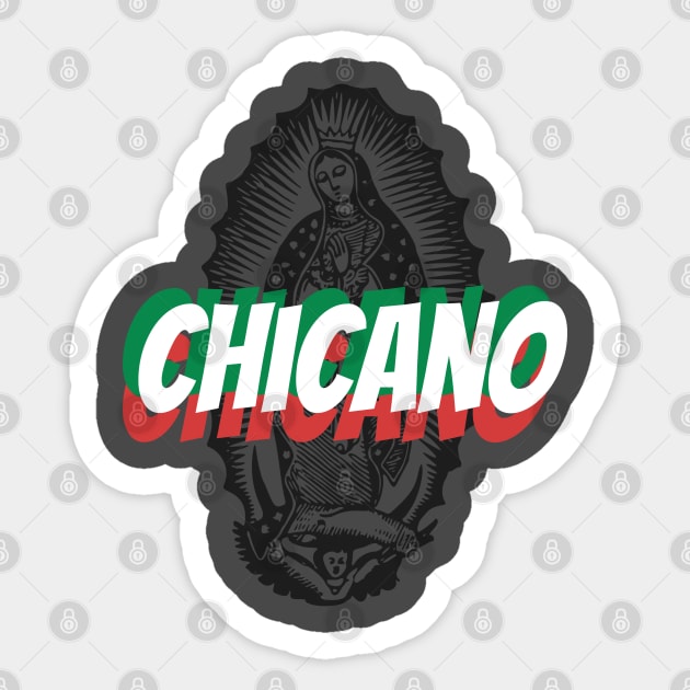 Chicano Urban Wear Sticker by TianquiztliCreations